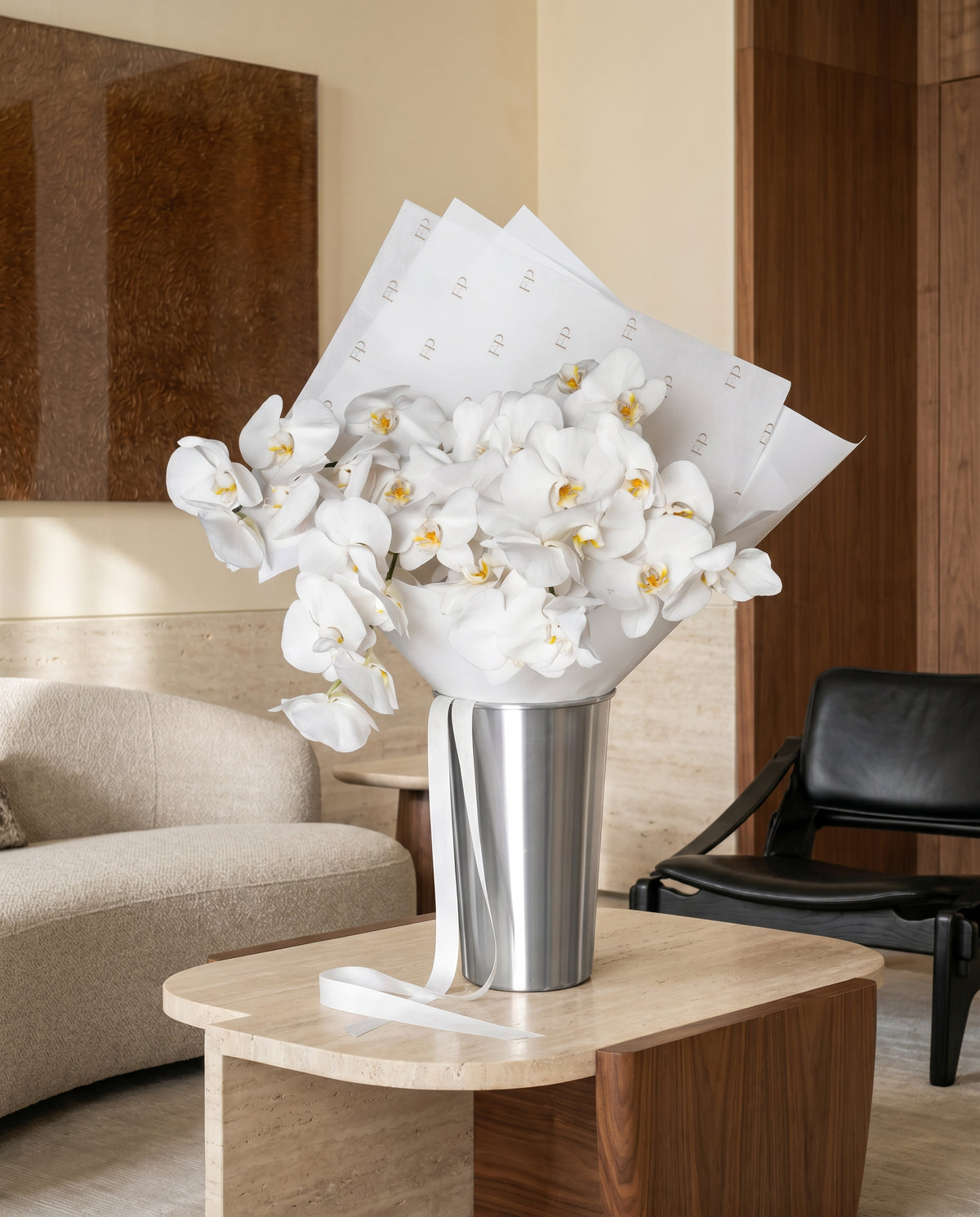 Alba Phalaenopsis Vase