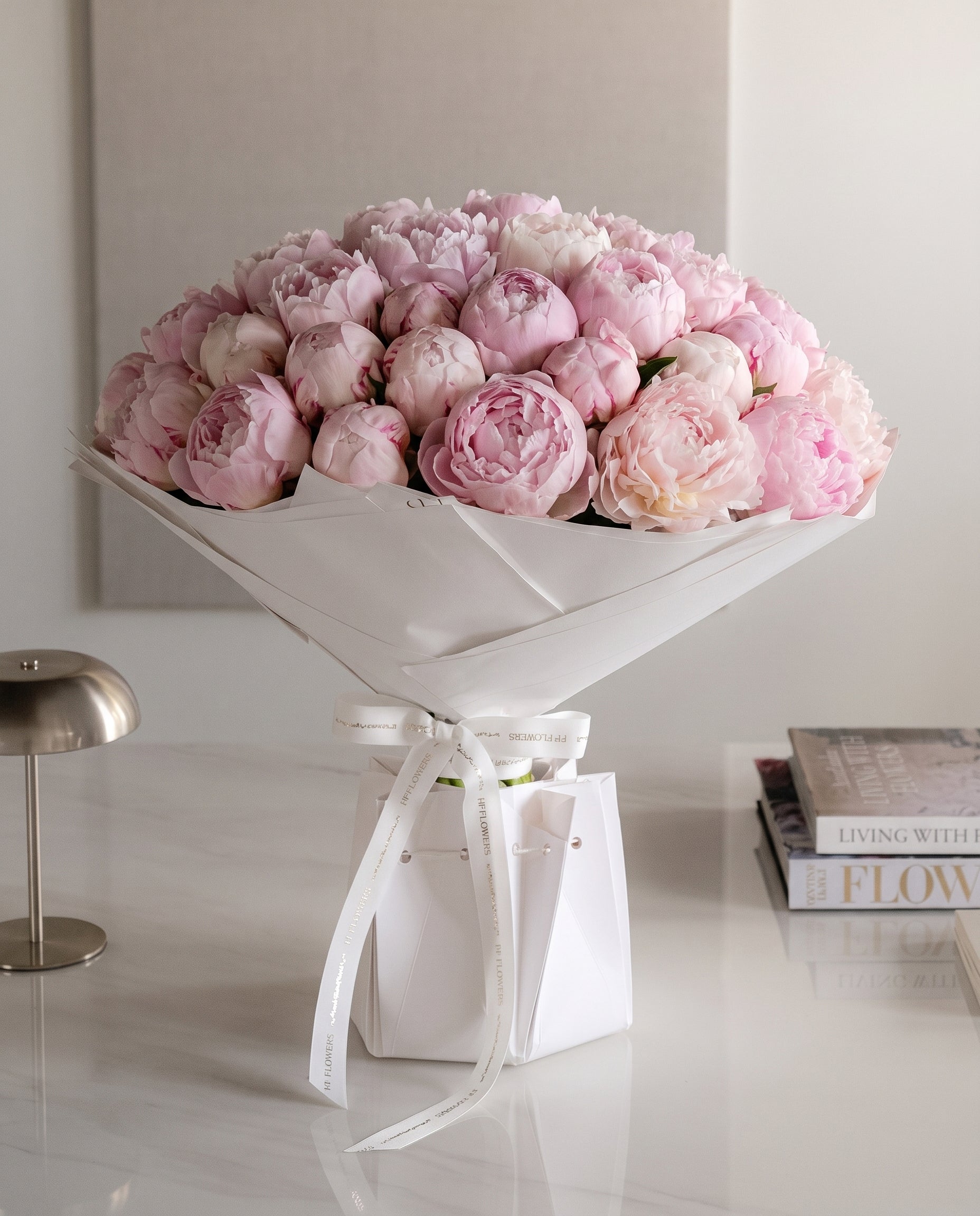 Coral Peony Bouquet