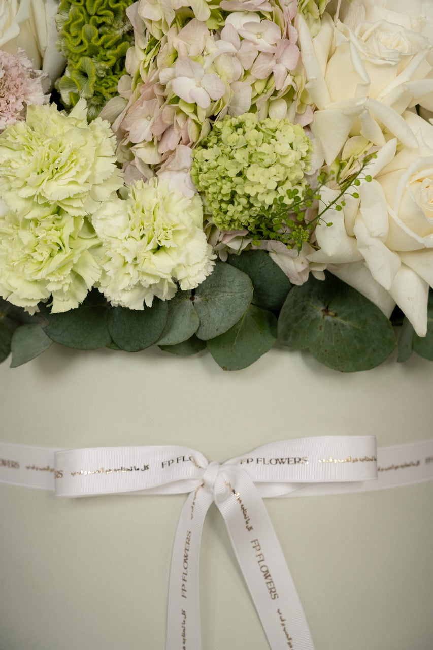 White Garden Flower Box