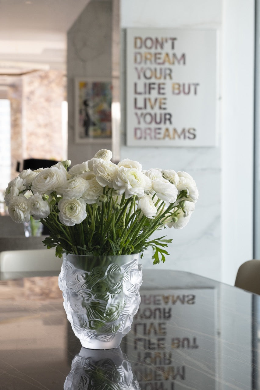 Alba Ranunculus Vase