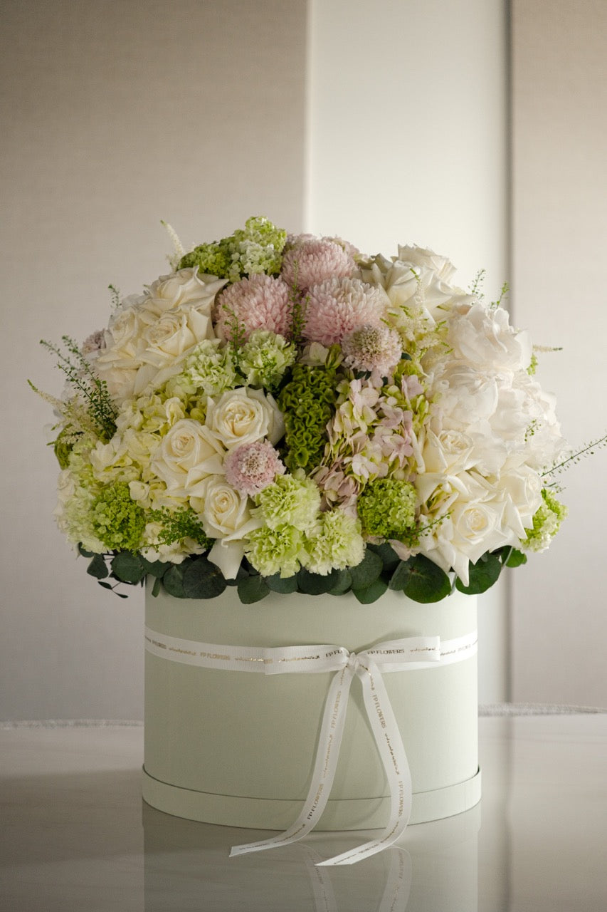 White Garden Flower Box