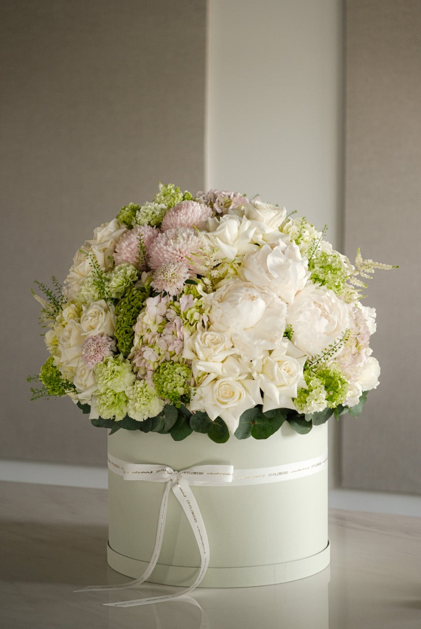 White Garden Flower Box