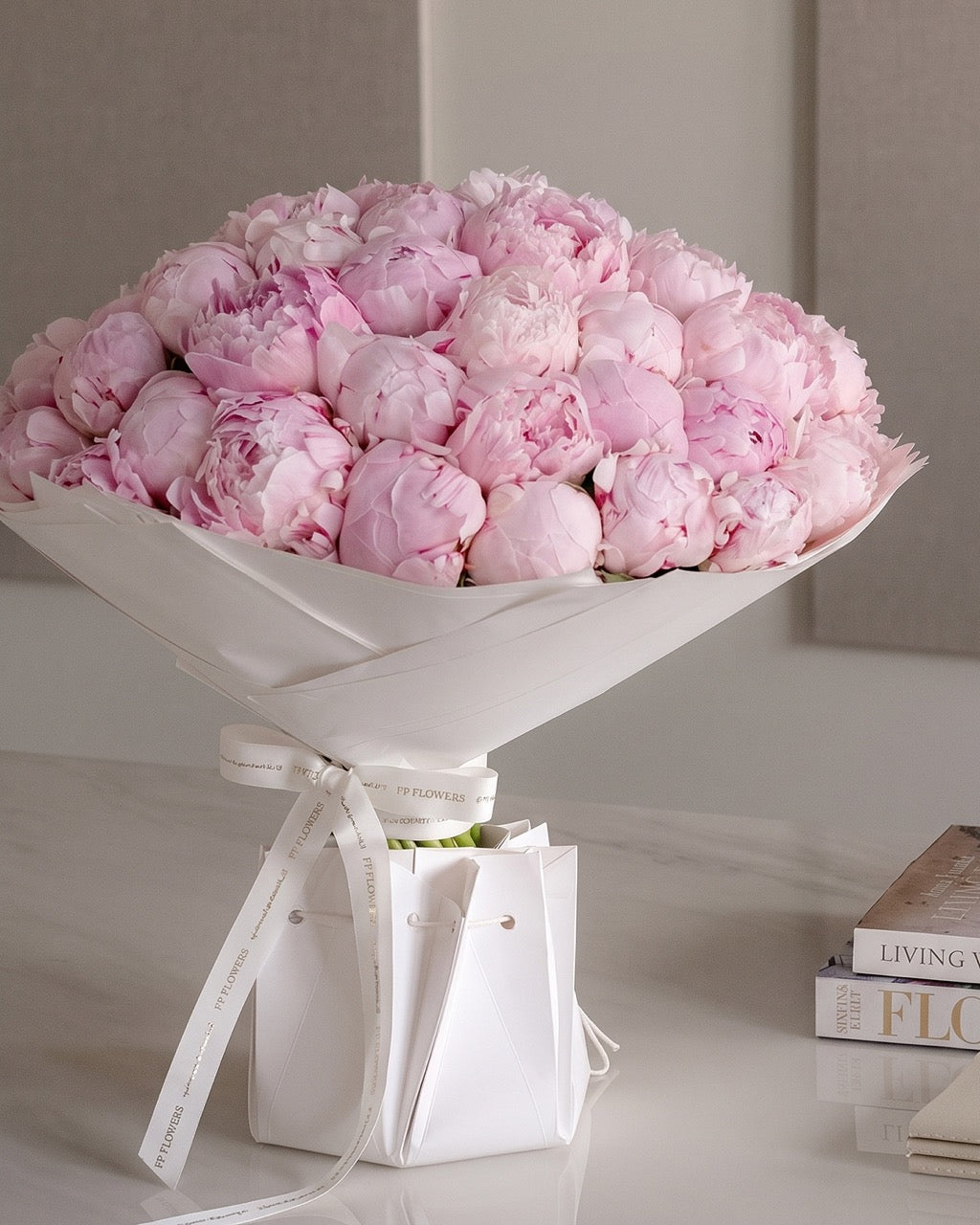 Coral Peony Bouquet
