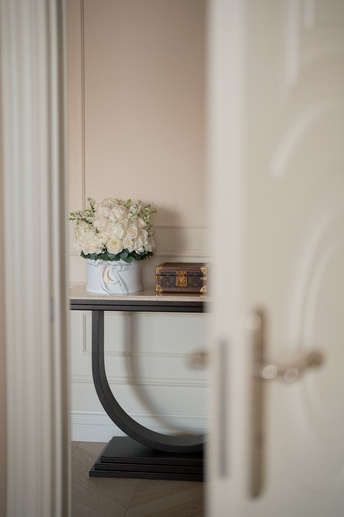 White Bloom Flower Box