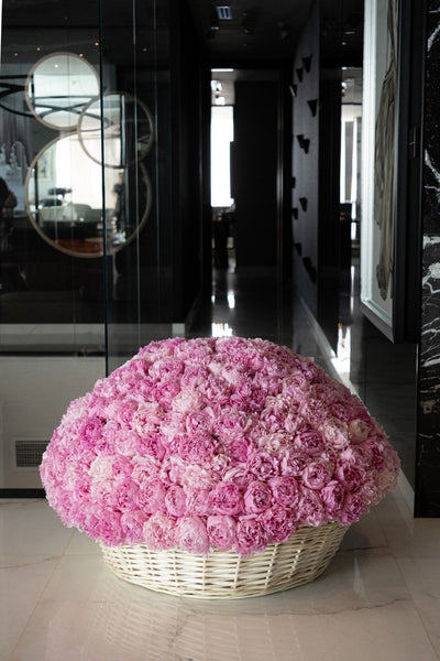 Grand Peony Basket