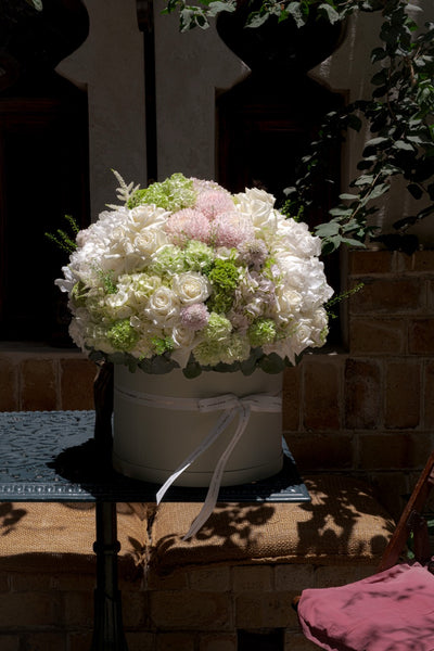 White Garden Flower Box