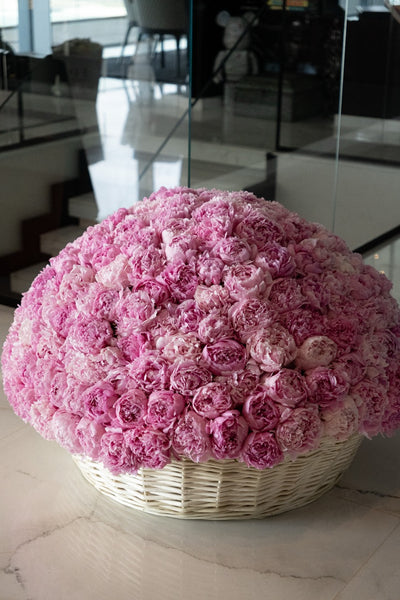 Grand Peony Basket