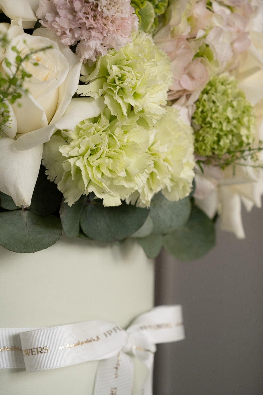White Garden Flower Box