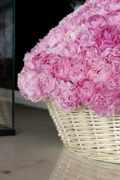 Grand Peony Basket