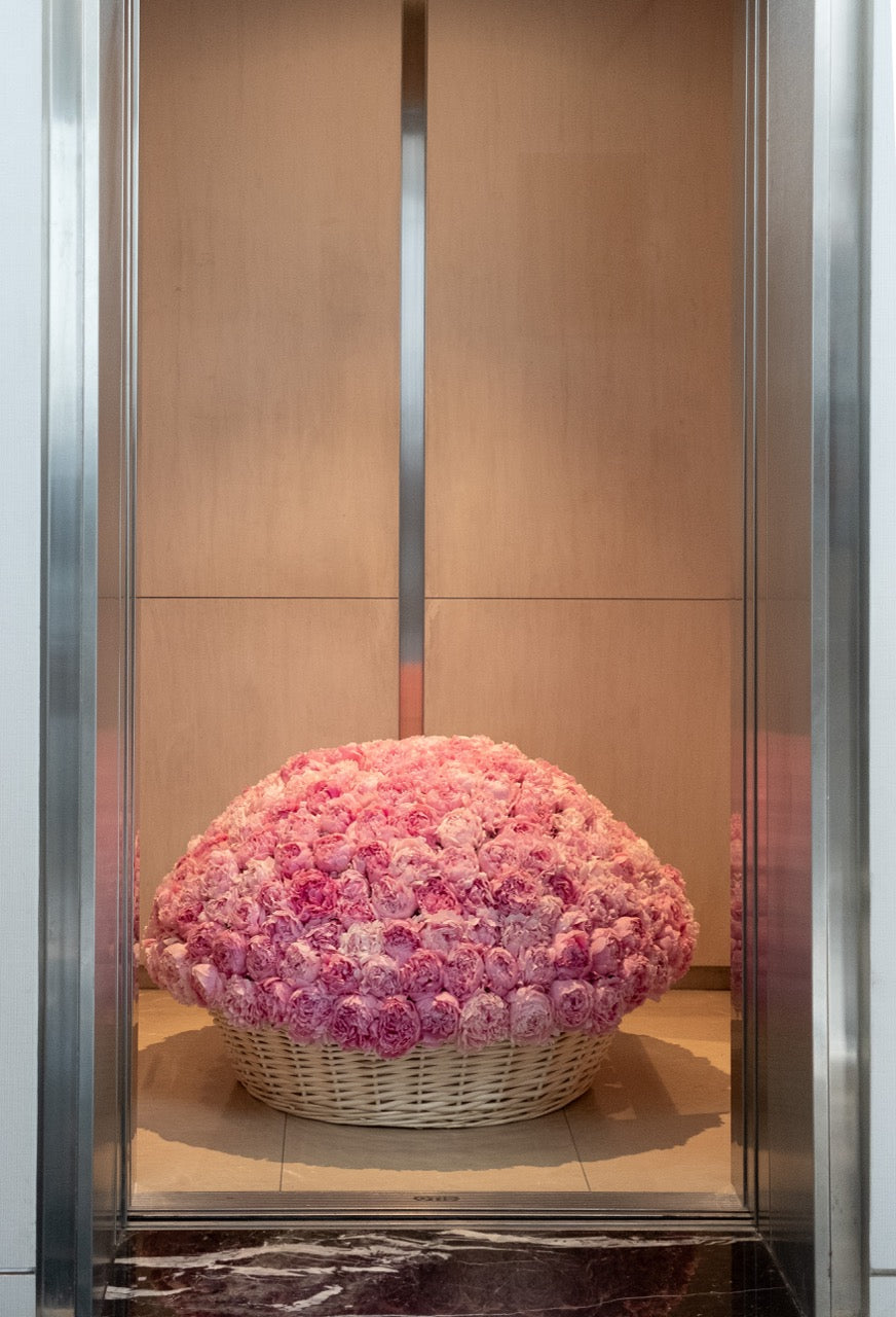 Grand Peony Basket