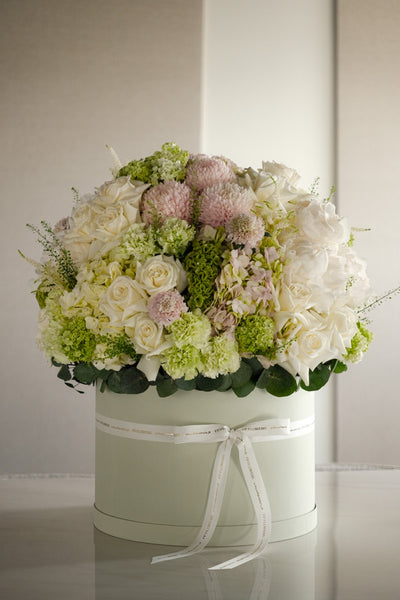 White Garden Flower Box