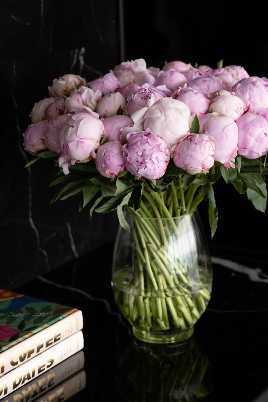 Rosé Peony Vase