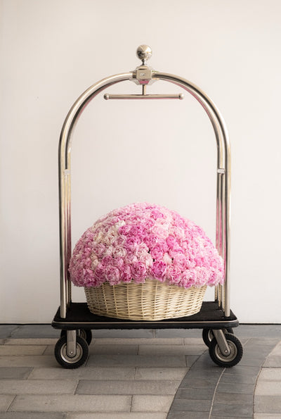 Grand Peony Basket