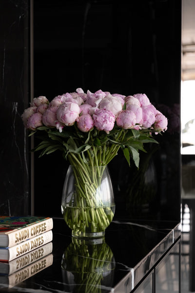 Rosé Peony Vase