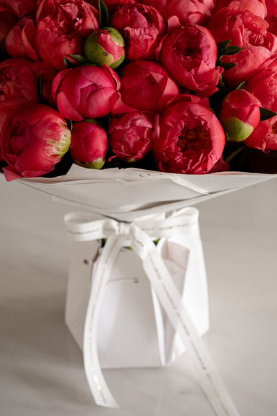 Coral Peony Bouquet