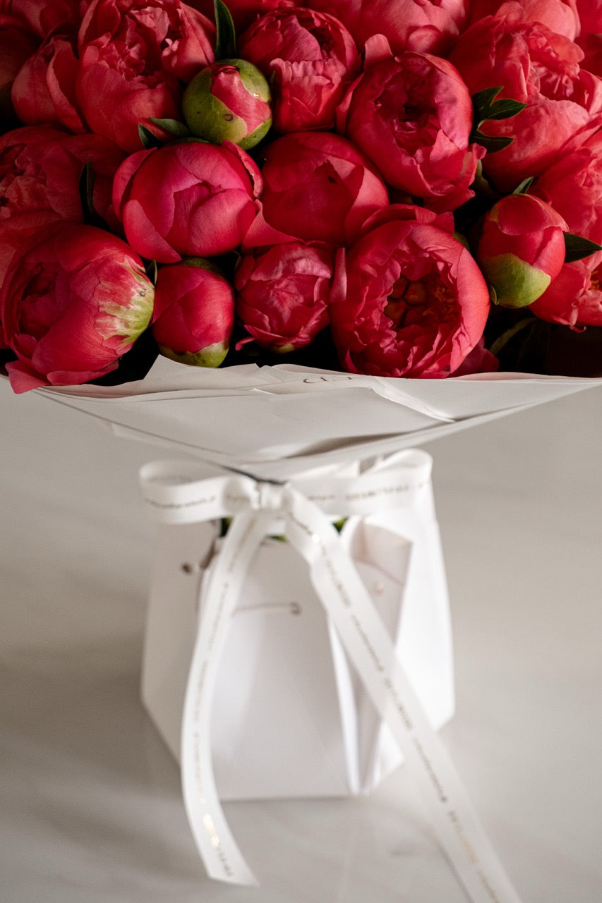 Coral Peony Bouquet
