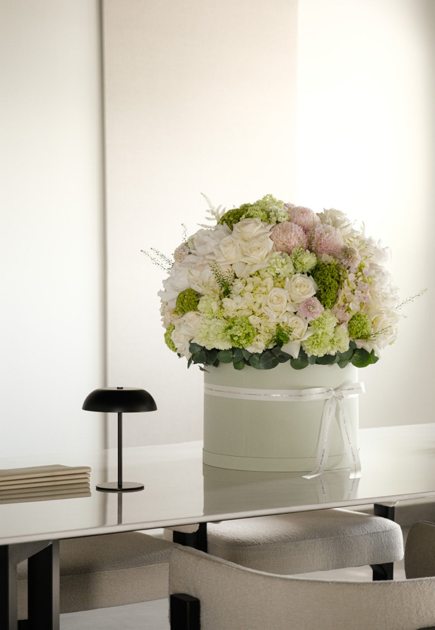 White Garden Flower Box