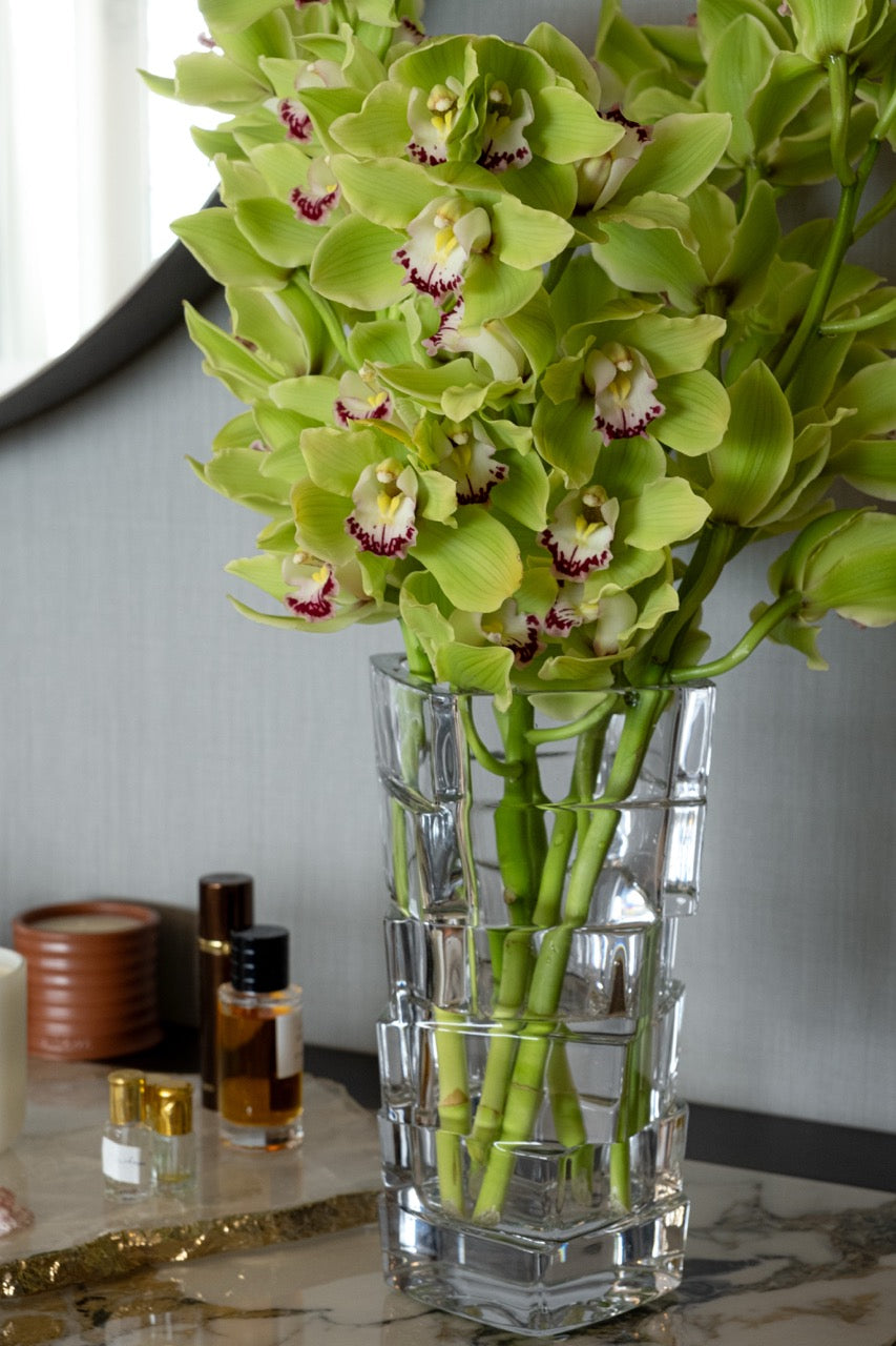 Verdant Cymbidium Vase
