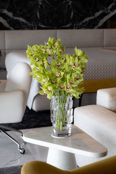 Verdant Cymbidium Vase