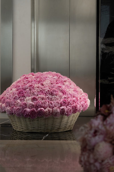 Grand Peony Basket