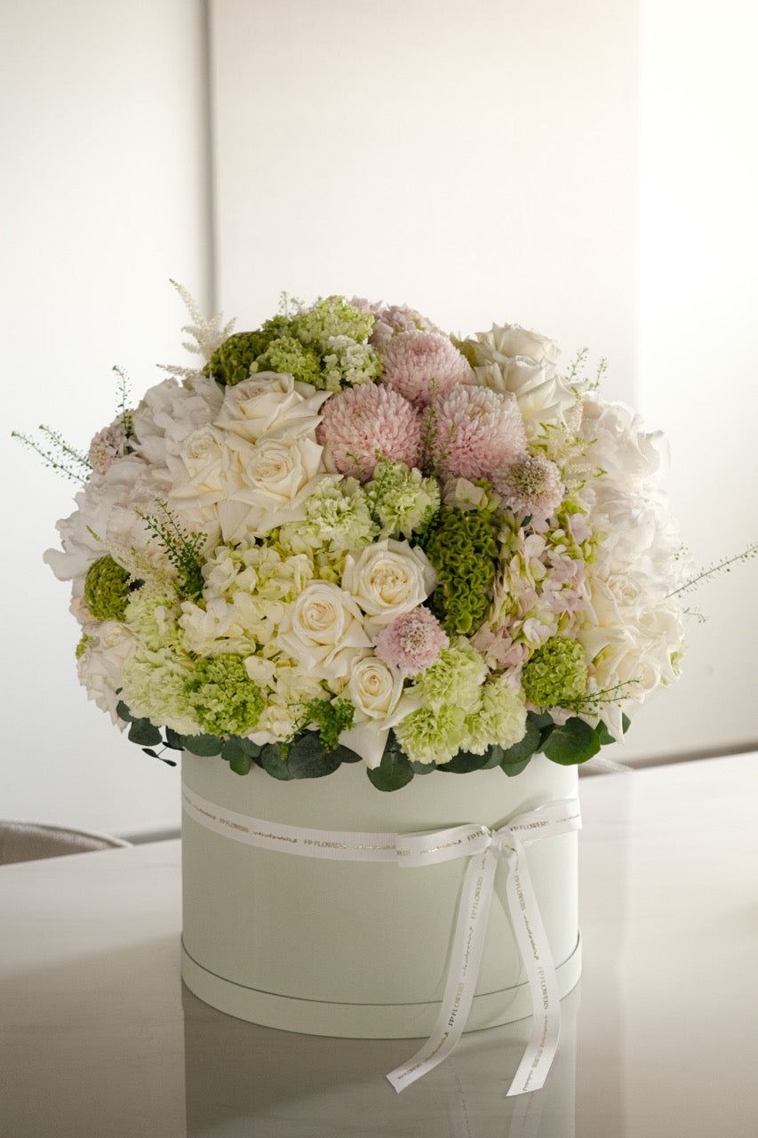 White Garden Flower Box