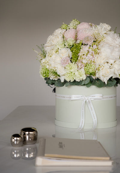 White Garden Flower Box