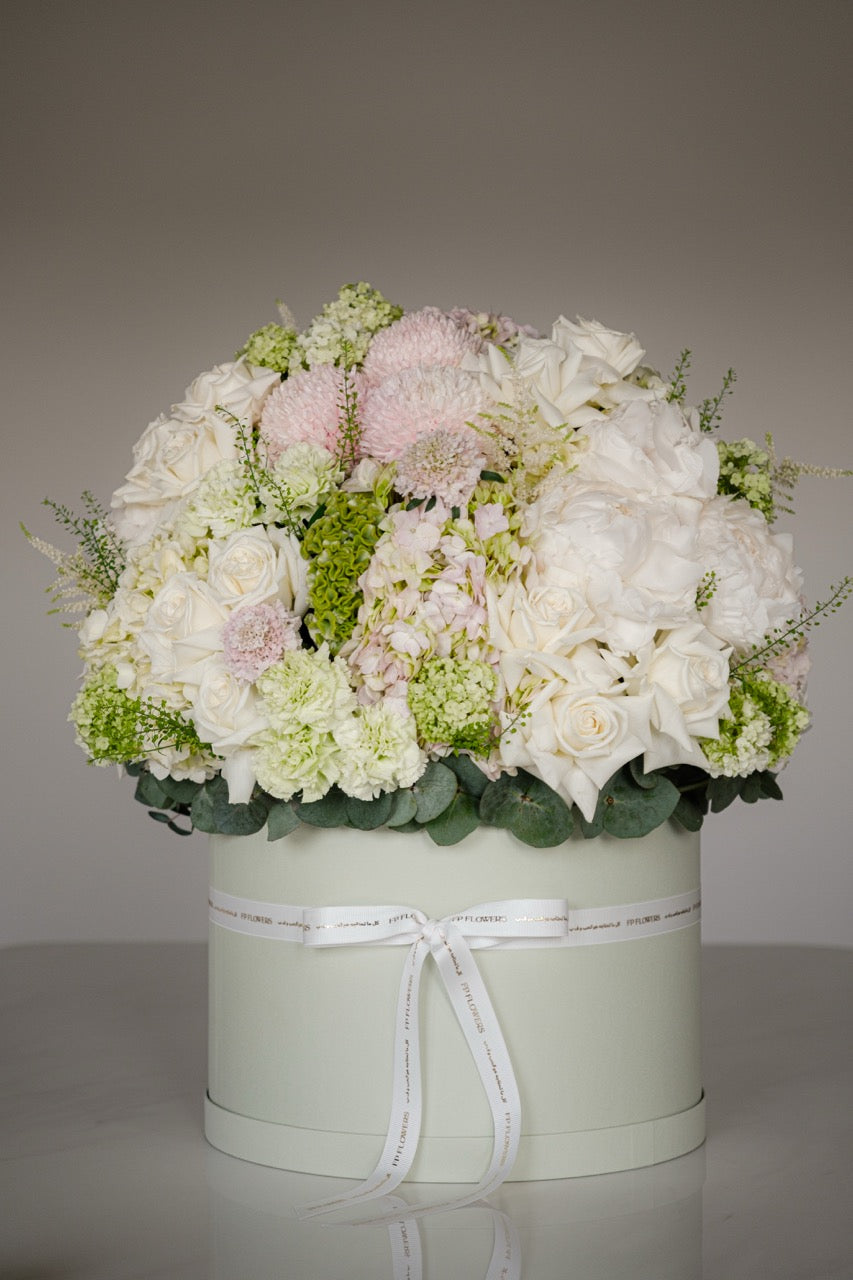 White Garden Flower Box